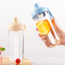 Plastic straw water cup