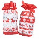 Christmas Drawstring Gift Bags