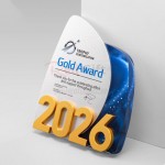 創意金屬水晶獎座