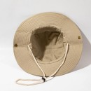 Large Brim Sunscreen Sunshade Outdoor Drawstring Fisherman Hat