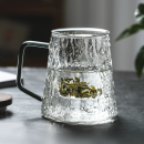 玻璃茶水分離泡茶杯 玻璃茶水分離泡茶杯