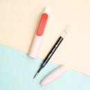 撞色胖胖按动中性笔