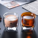 卡通双层玻璃杯