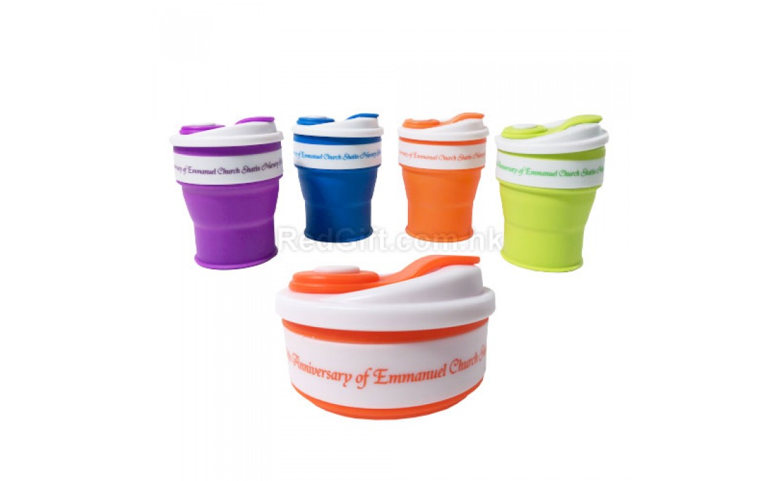 350ML Silicone Collapsible Coffee Cup-Emmanuel Church Shatin Nursery School