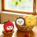 毛絨捏捏樂吐泡泡水果解壓掛件 毛絨捏捏樂吐泡泡水果解壓掛件