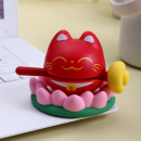 招財貓木魚