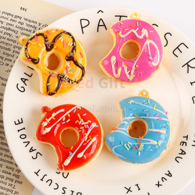 甜甜圈捏捏樂減壓玩具鑰匙扣