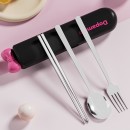 多巴胺蝴蝶结304不锈钢便携套装 多巴胺蝴蝶结304不锈钢便携套装