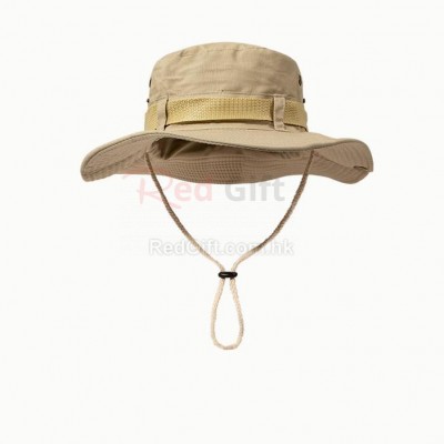 Large Brim Sunscreen Sunshade Outdoor Drawstring Fisherman Hat