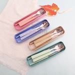 Wheat Straw Stainless Steel Tableware