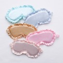Lace simulated silk eye mask