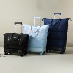 Large Capacity Wheeled Travel Luggage Storage Bag