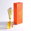 鏤空水晶金屬獎盃