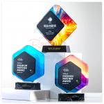 Crystal Marble Trophy