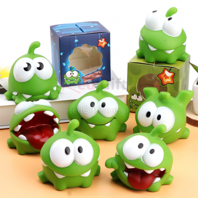 Mung Bean Frog Sound-emitting Stress Relief Squishy Toy