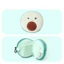 Travel portable eye mask and neck pillow