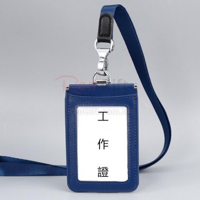 Double Sided Anti-Disturbing Leather ID Card Holder