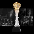 Crown Resin Crystal Trophy