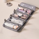 Folding PU Storage Toiletry Bag