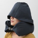 U Shape Travel Neck Pillow with Hat