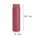 Wood Grain Lid Pocket Insulated Cup