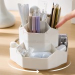 Large Capacity Rotating Pen Holder