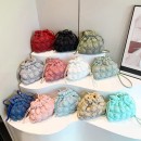 Argyle Drawstring Cloud Bag