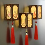 燈籠發光冰箱貼