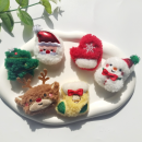 圣诞毛绒胸针/挂件