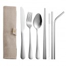 Stainless Steel Tableware with Bag