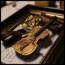 Violin Keychain