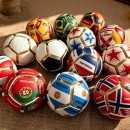 Football Stress Relief Ball-shaped Button Keychain
