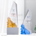 Rush Hour Glass Crystal Trophy