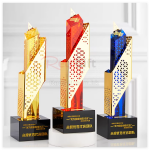 Hollowed-Out Irregular Metal Trophy