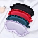 Lace simulated silk eye mask