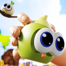 Eye-popping vegetable squeeze stress-relief toy