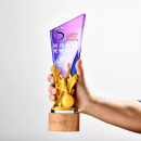 羽毛球網球運動水晶獎座 羽毛球網球運動水晶獎座