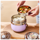 StainlessSteel Double-Layer Vacuum Lunch Box StainlessSteel Double-Layer Vacuum Lunch Box
