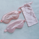 Double-sided silk-like strap eye mask