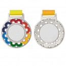 Colorful Flower Medal