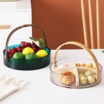 Creative Portable Glass snack Tray