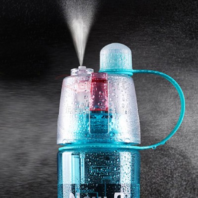 Water Spray Sports Bottle