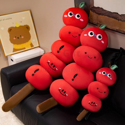 冰糖葫蘆毛絨抱枕 冰糖葫蘆毛絨抱枕