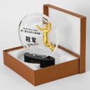 Basketball Crystal Trophy