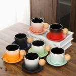 Ceramic coffee cup