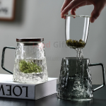 玻璃茶水分離泡茶杯 玻璃茶水分離泡茶杯