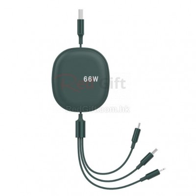 66W三合一伸縮充電線