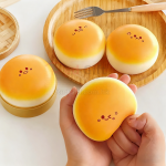 可訂製logo乳膠饅頭減壓捏捏樂