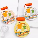 Football Metal Medal