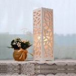 Moire Carved Column Lamp